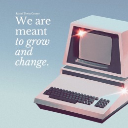 graphic showing a computer and text overlay