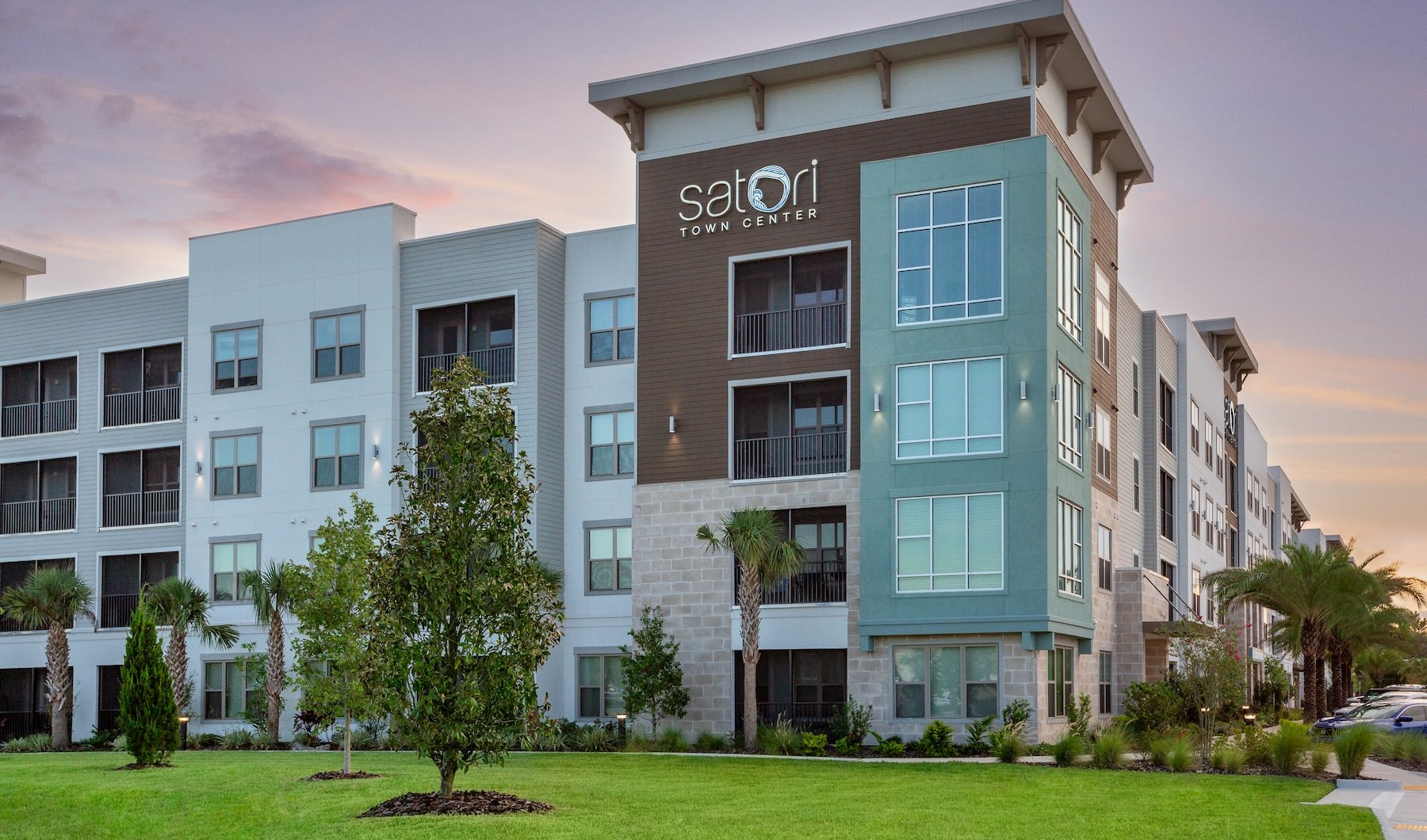 an apartment building